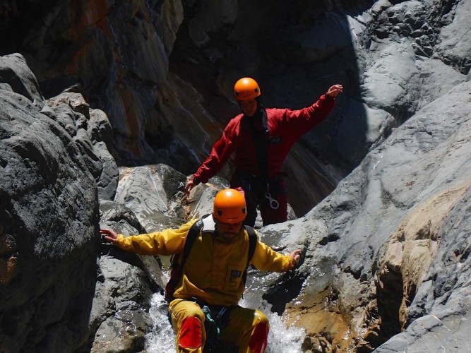 canyon bras rouge, île de la reunion, Romain alazard